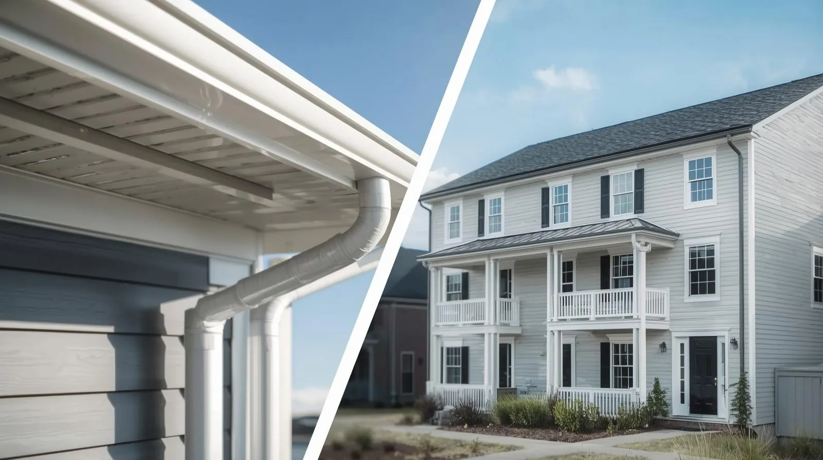 Commercial and multi-family gutter installation and maintenance services protecting buildings from water damage.