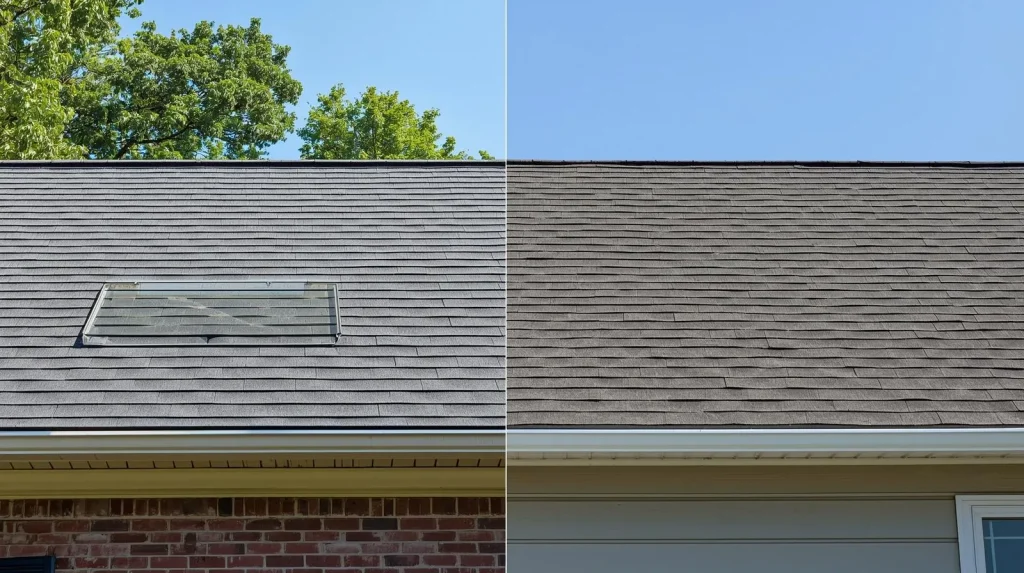 Roof Repair vs. Roof Replacement in Duluth, GA – roof repair work compared to full roof replacement project